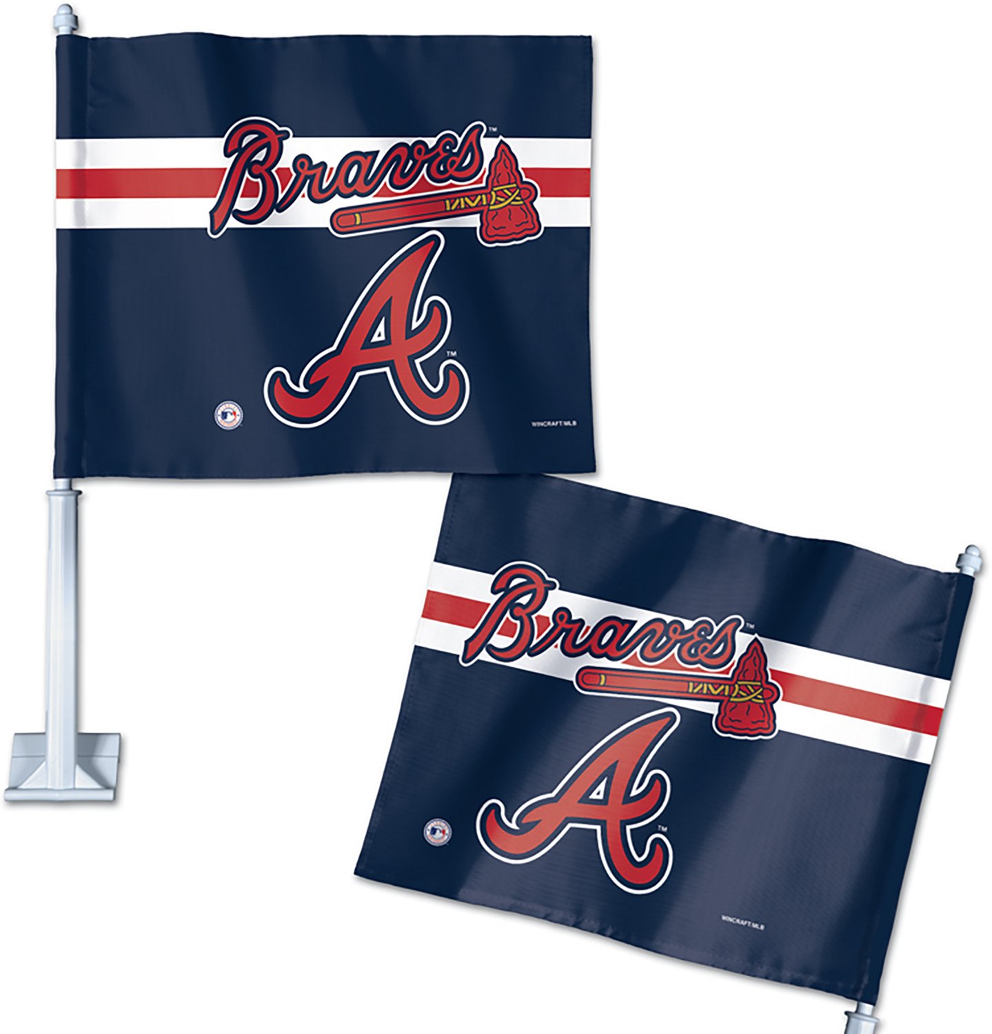 WinCraft Atlanta Braves Car Flag                                                                                                