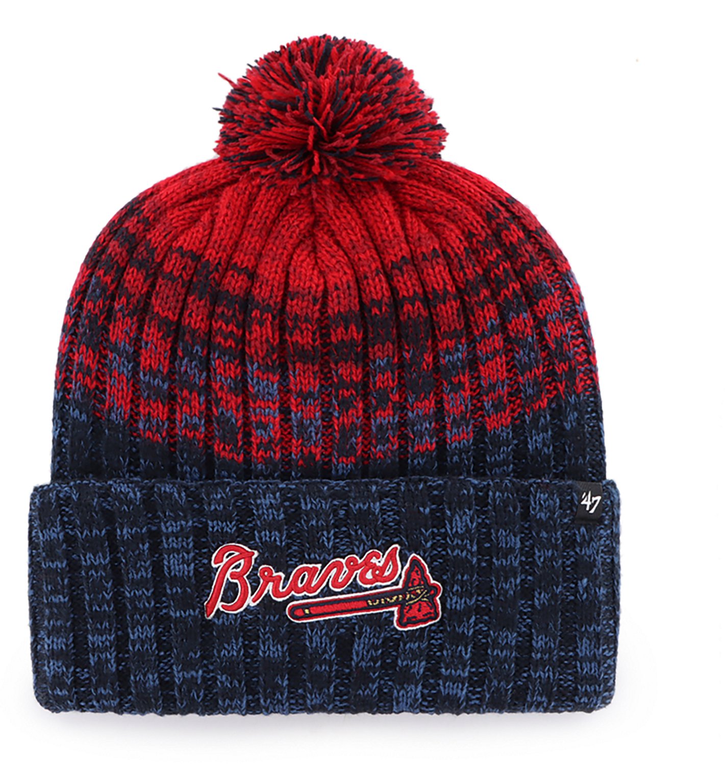 47 Men's Braves Cascade Cuff Knit Beanie