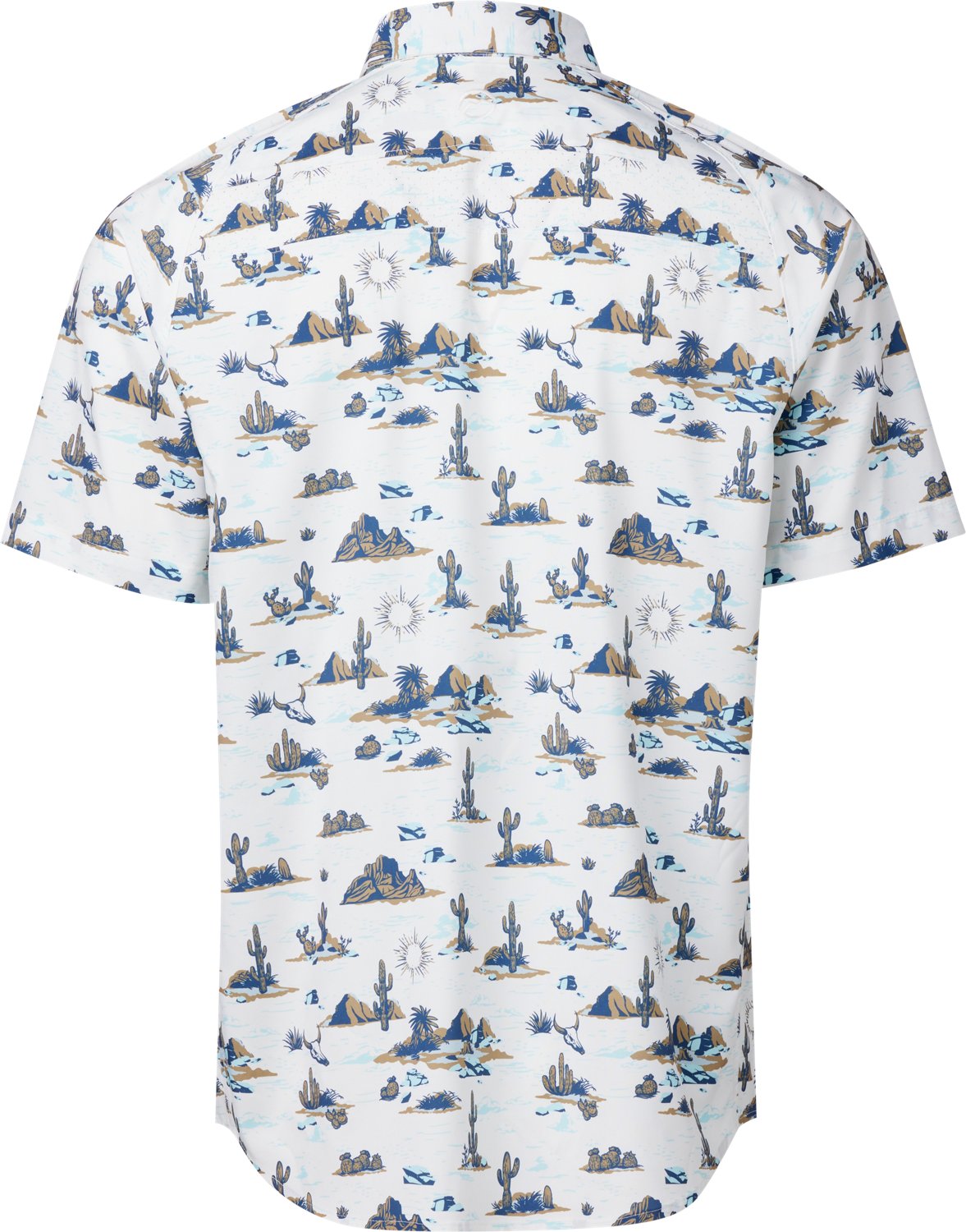 Magellan Outdoors Men's Hickory Canyon Print Short Sleeve Shirt                                                                  - view number 4