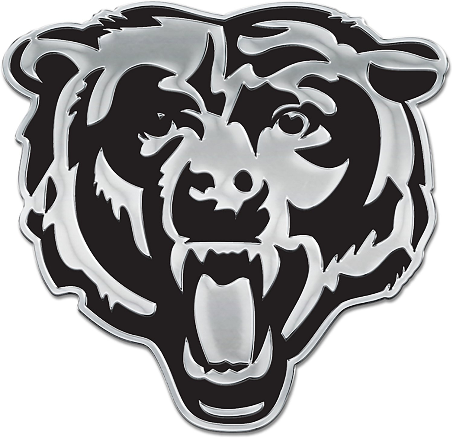 WinCraft Chicago Bears Chrome Freeform Auto Emblem - view number 1