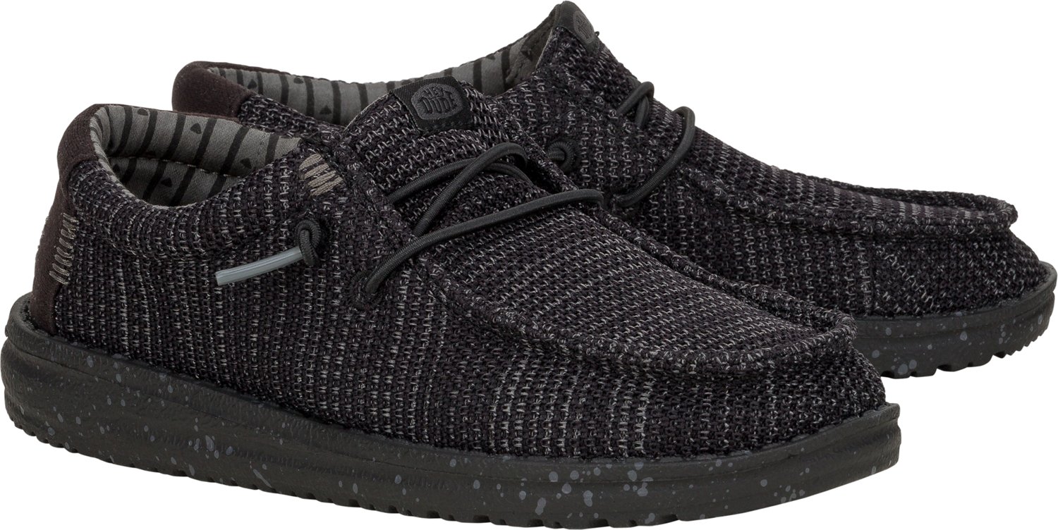 Hey Dude Boys' Wally Stretch Mesh Shoes                                                                                          - view number 3