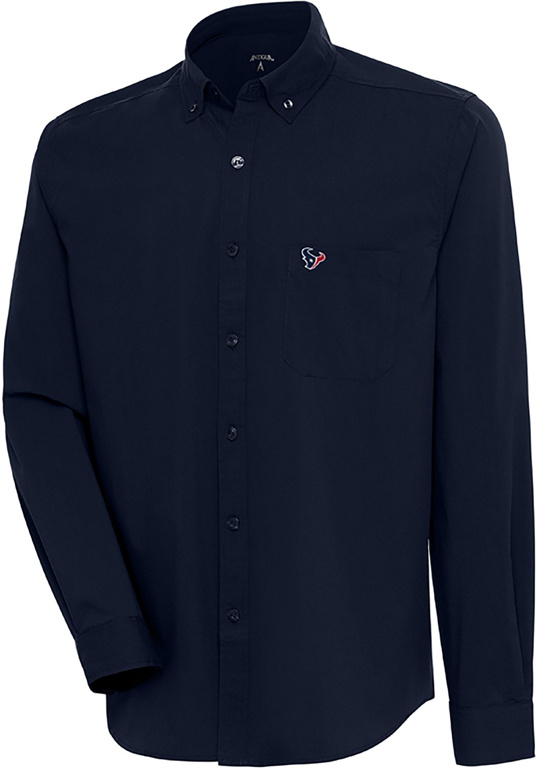 Antigua Men's Texans Flight Long Sleeve Woven Shirt