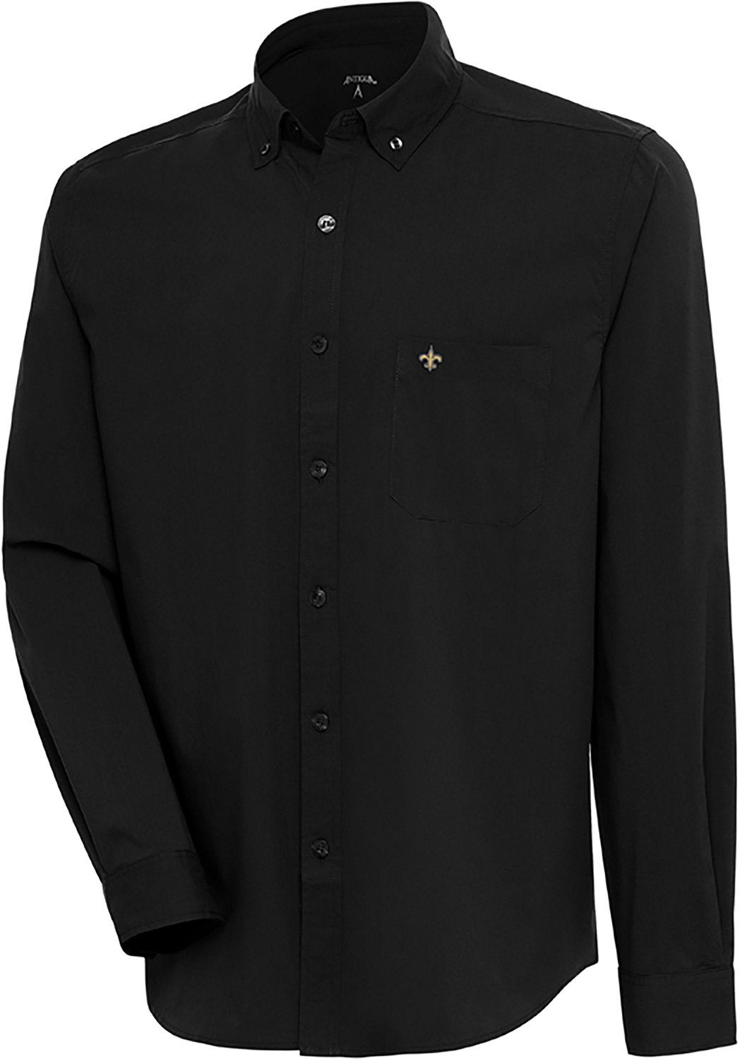 Antigua Men's Saints Flight Long Sleeve Woven Shirt - view number 2
