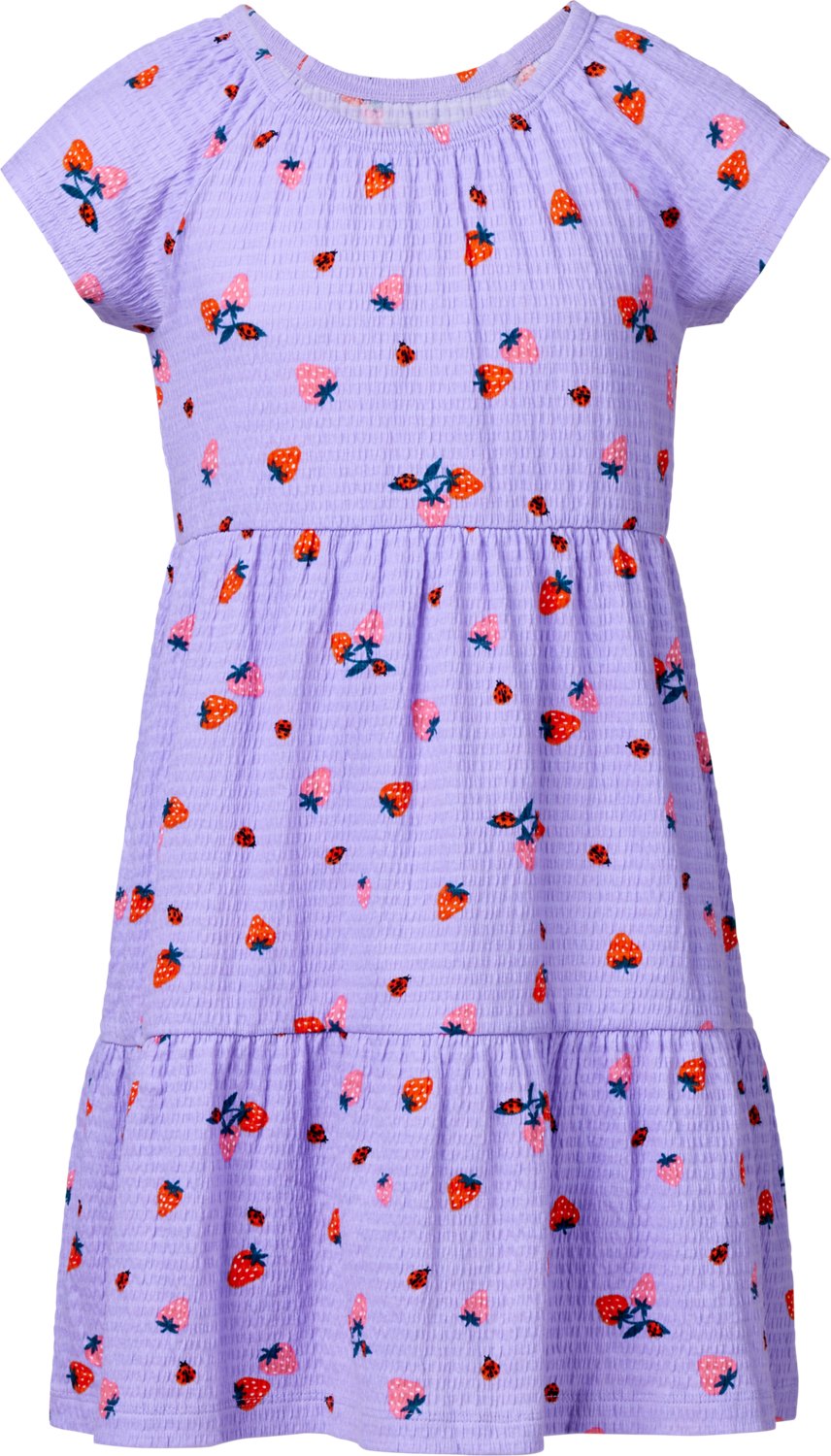 BCG Girls' Tiered Printed Dress