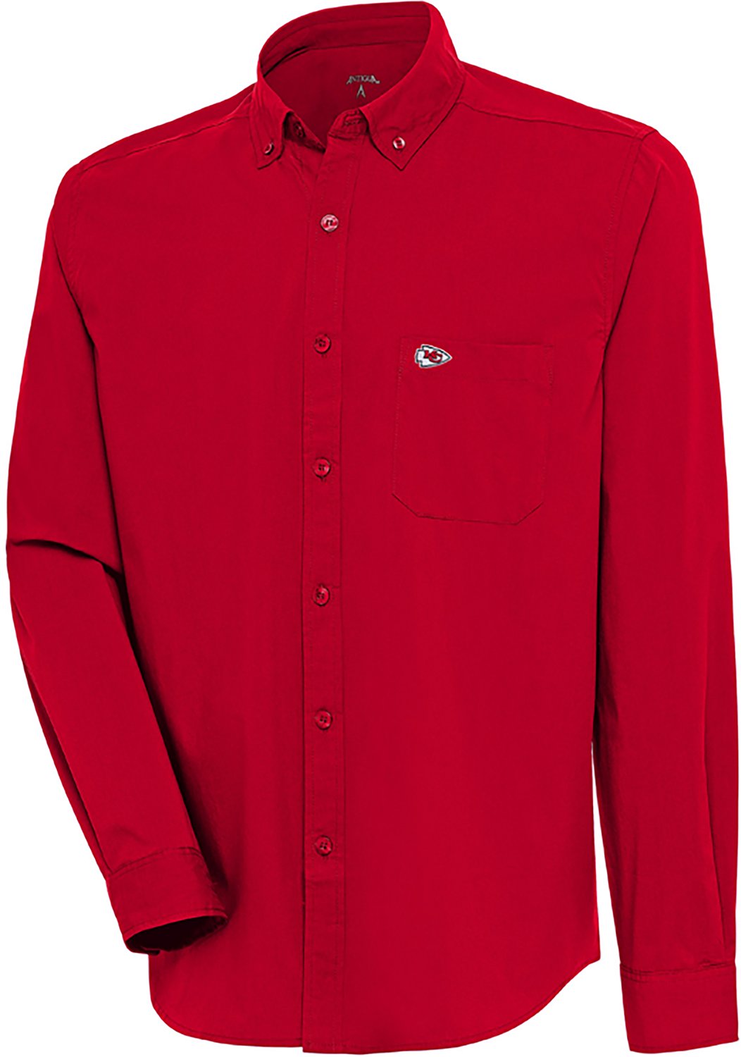 Antigua Men's Chiefs Flight Long Sleeve Woven Shirt - view number 1