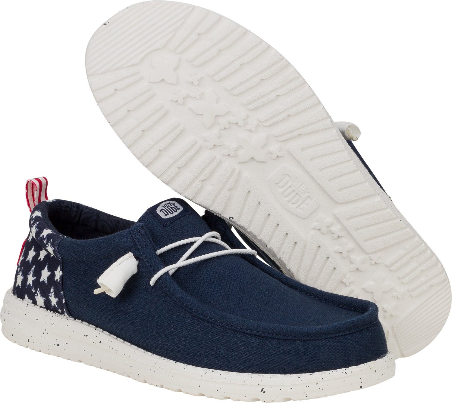 HEYDUDE Men's Wally Americana Funk Americana Stars Slip-on Shoes - view number 6