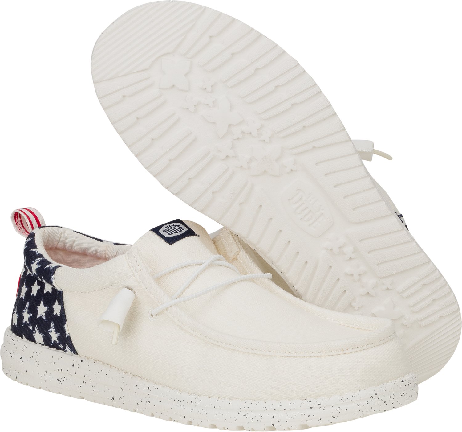 HEYDUDE Men's Wally Americana Funk Americana Stars Slip-on Shoes - view number 6