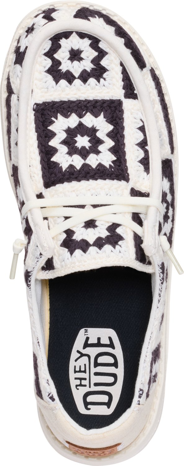 HEYDUDE Women's Wendy Cottage Crochet Shoes - view number 5