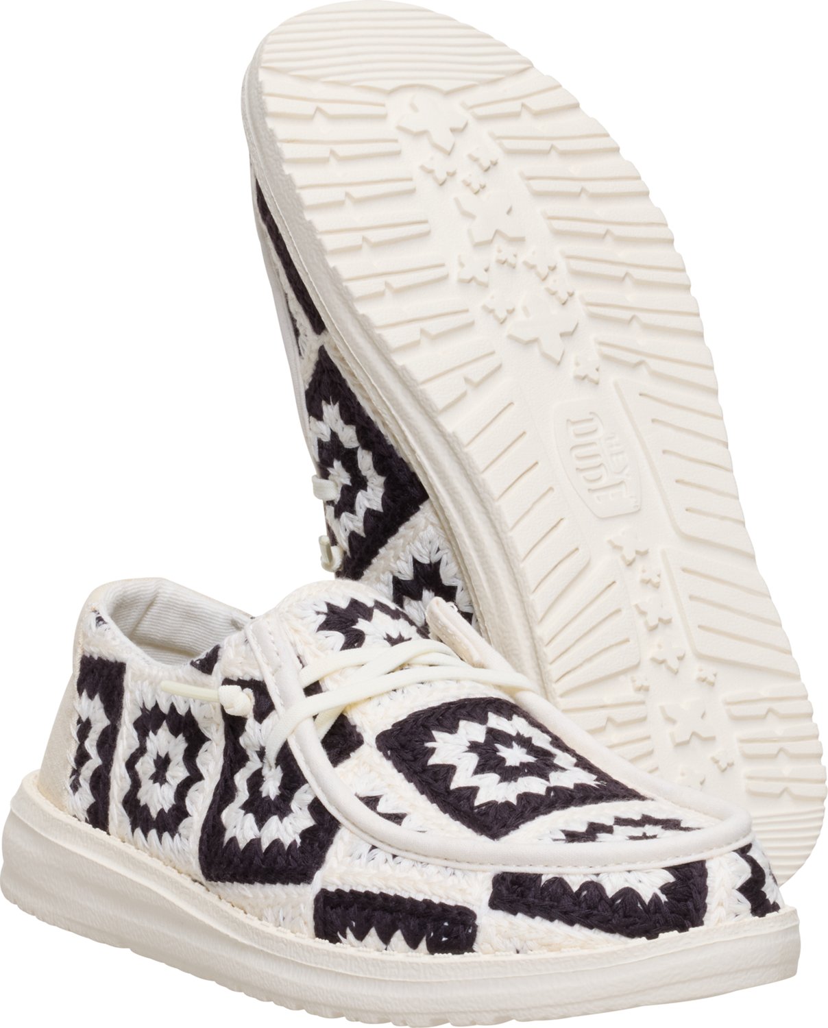 HEYDUDE Women's Wendy Cottage Crochet Shoes - view number 6