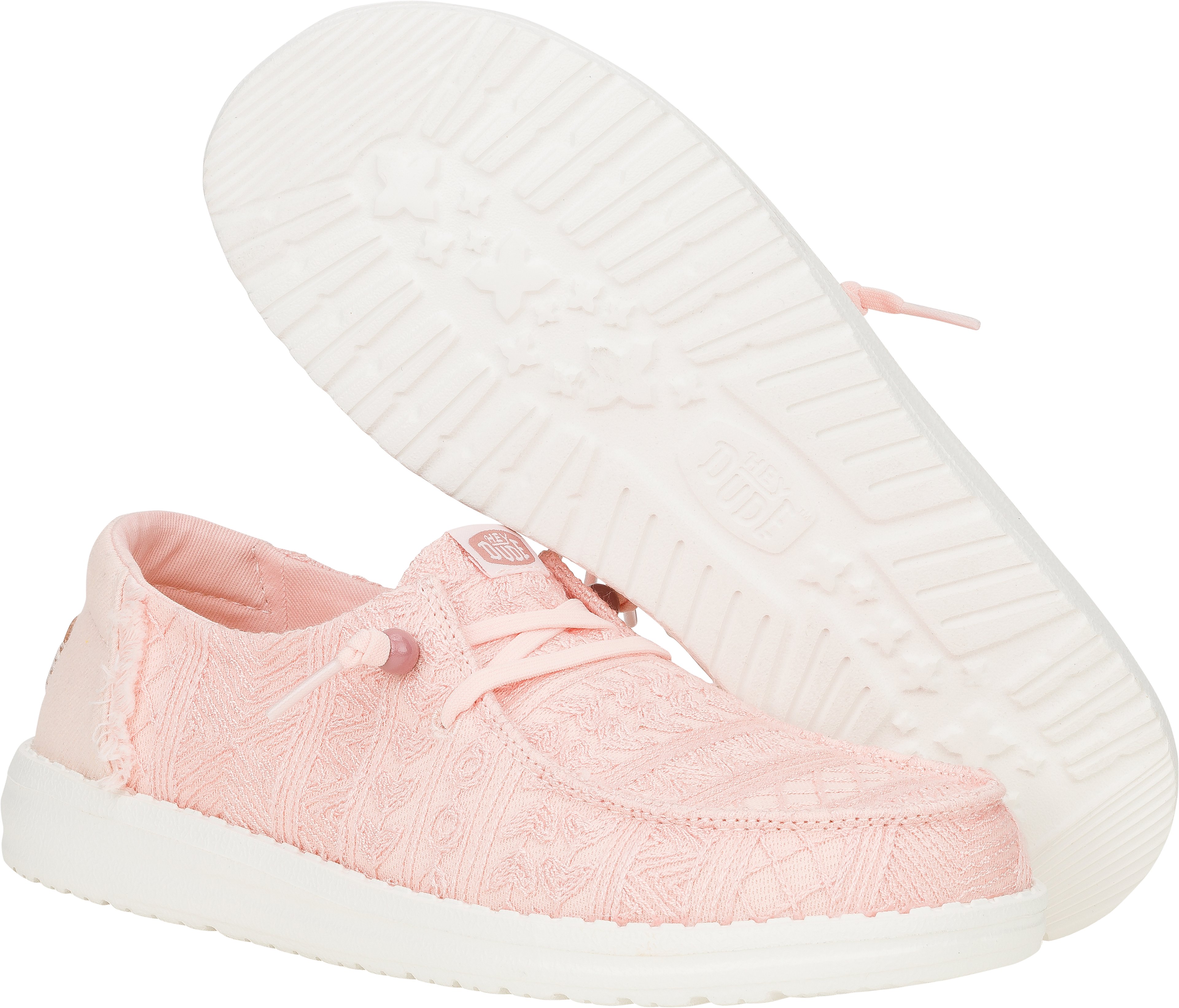 HEYDUDE Women's Crochet Lace Shoes