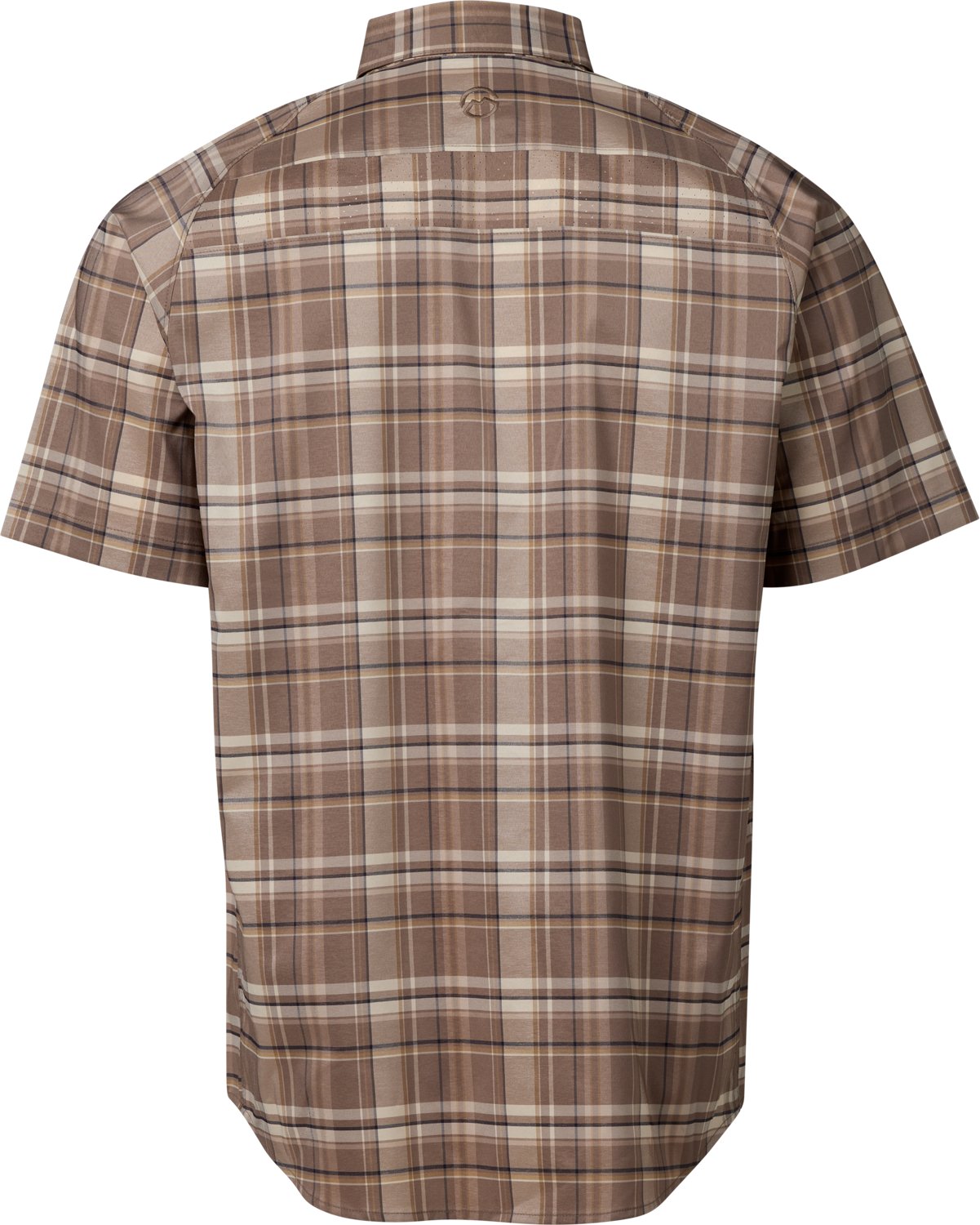 Magellan Outdoors Men's Hickory Canyon Plaid Short Sleeve Shirt                                                                  - view number 6