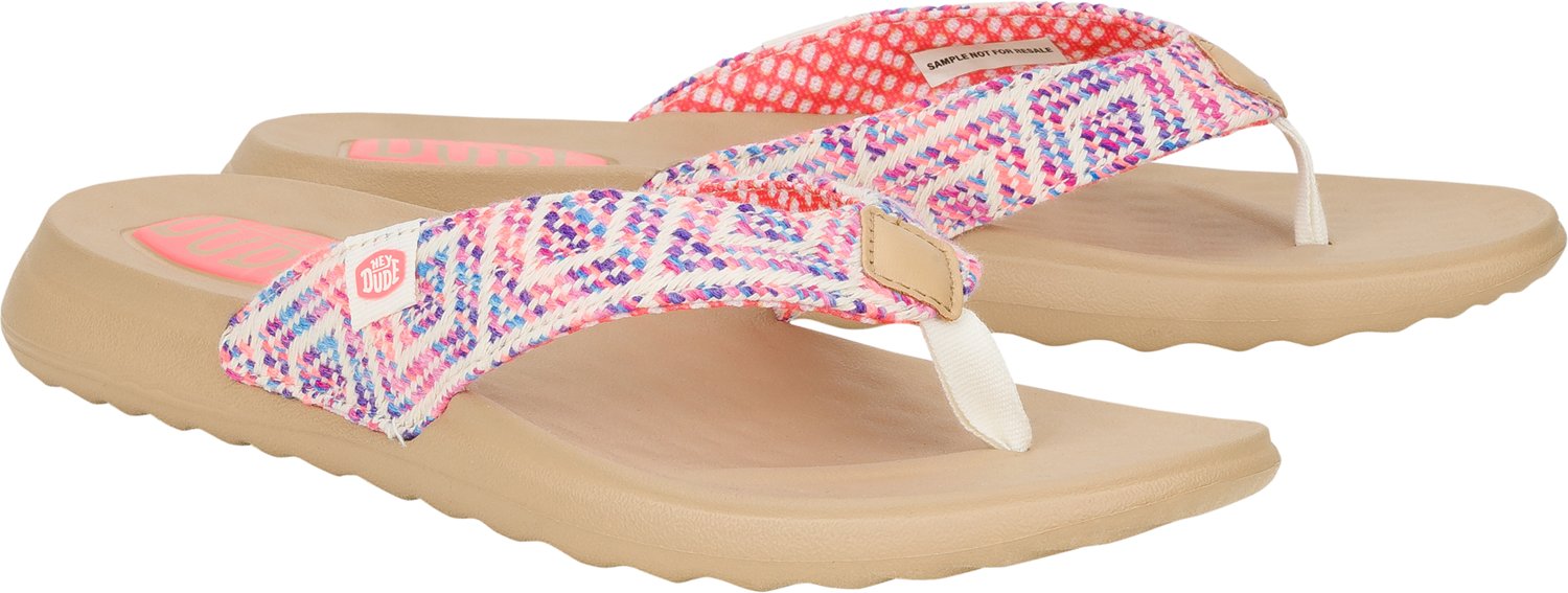 HEYDUDE Women's Surf Baja Flip Flops