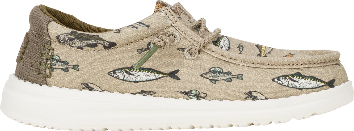 HEYDUDE Boys' Wally Marlin PSGS Shoes