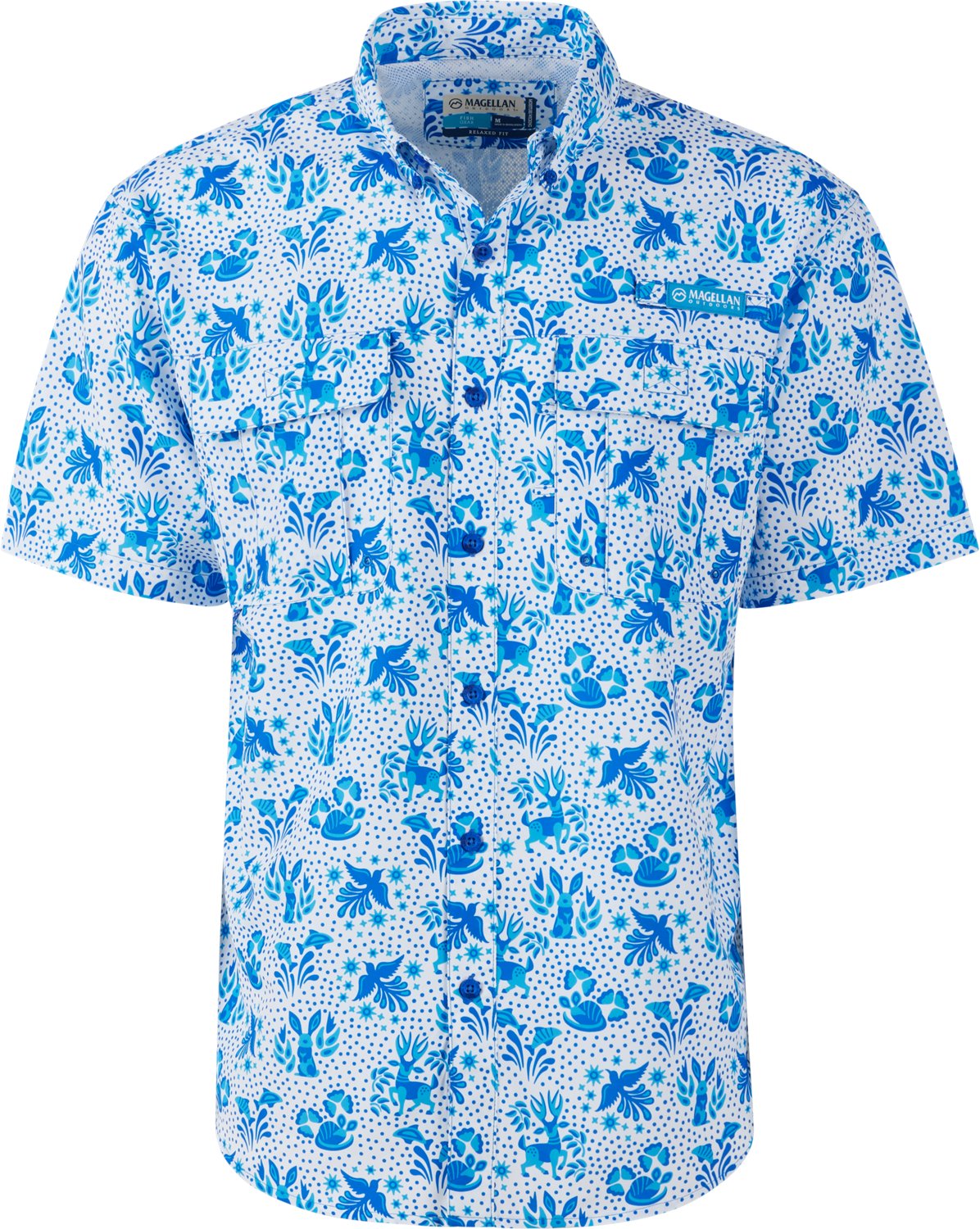 Magellan Outdoors Men's Laguna Madre Otomi Fishing Shirt                                                                         - view number 1