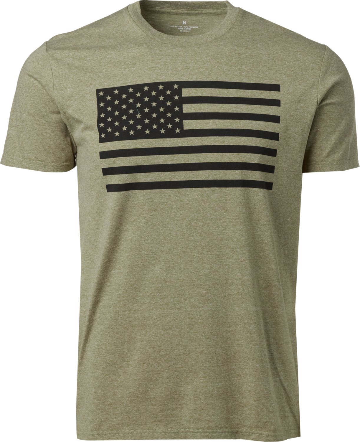 Academy Sports + Outdoors Men's Americana Basic Flag T-shirt - view number 1