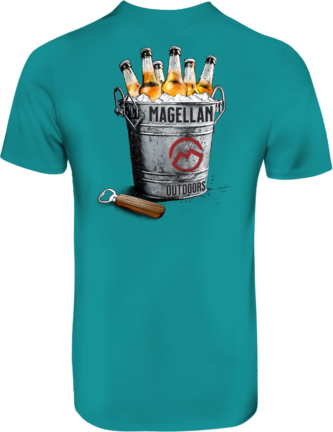 Magellan Outdoors Men's Bucket Ready T-shirt                                                                                     - view number 3