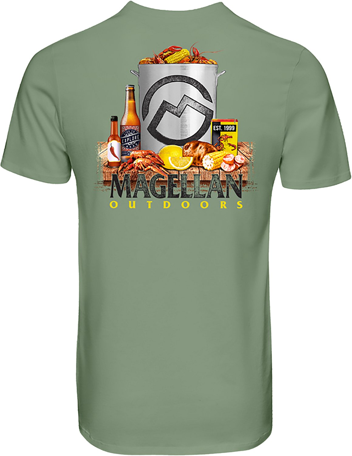 Magellan Outdoors Men's Crawfish Mix T-shirt                                                                                     - view number 3