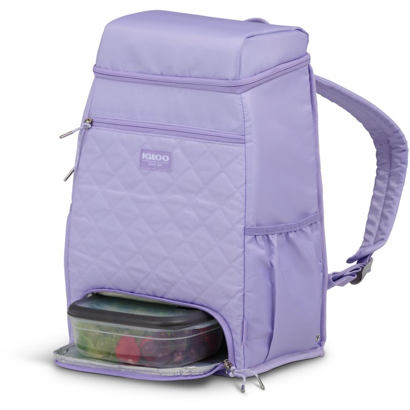 Igloo Duo 20 Can Softsides Backpack Light Purple - Prsnl Coolrs Soft/Hard at Academy Sports