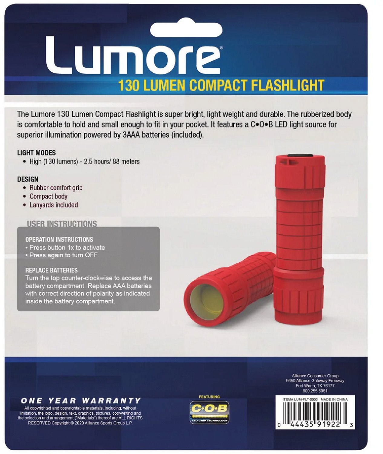 Lumore LED 4-Pack Flashlights - view number 2