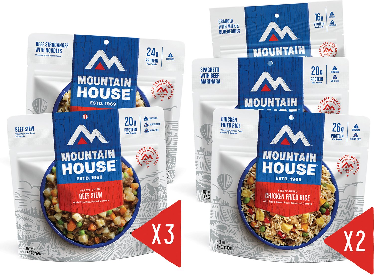 Mountain House Dry Just In Case Classic Meal Bucket                                                                              - view number 4