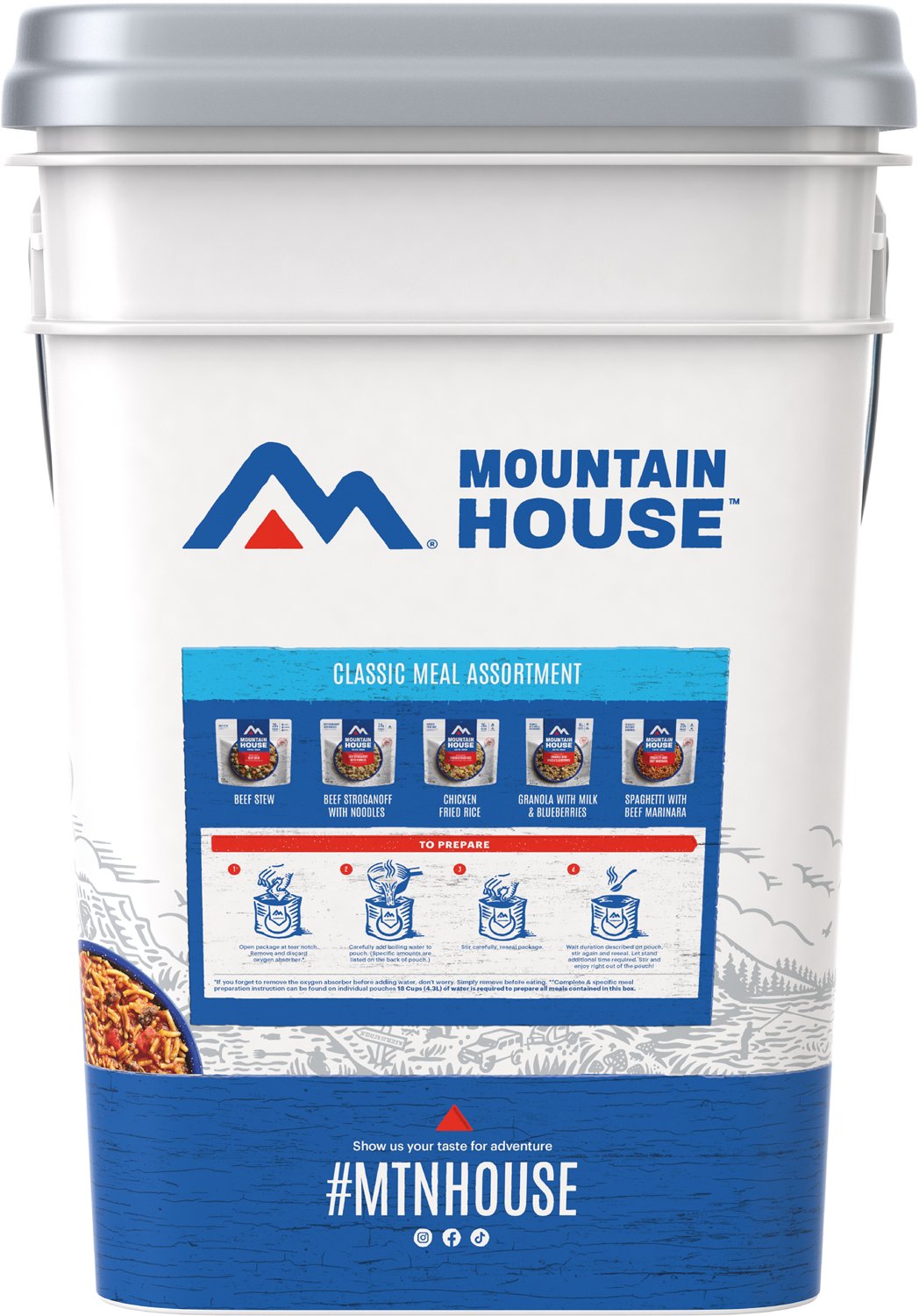 Mountain House Dry Just In Case Classic Meal Bucket                                                                              - view number 3