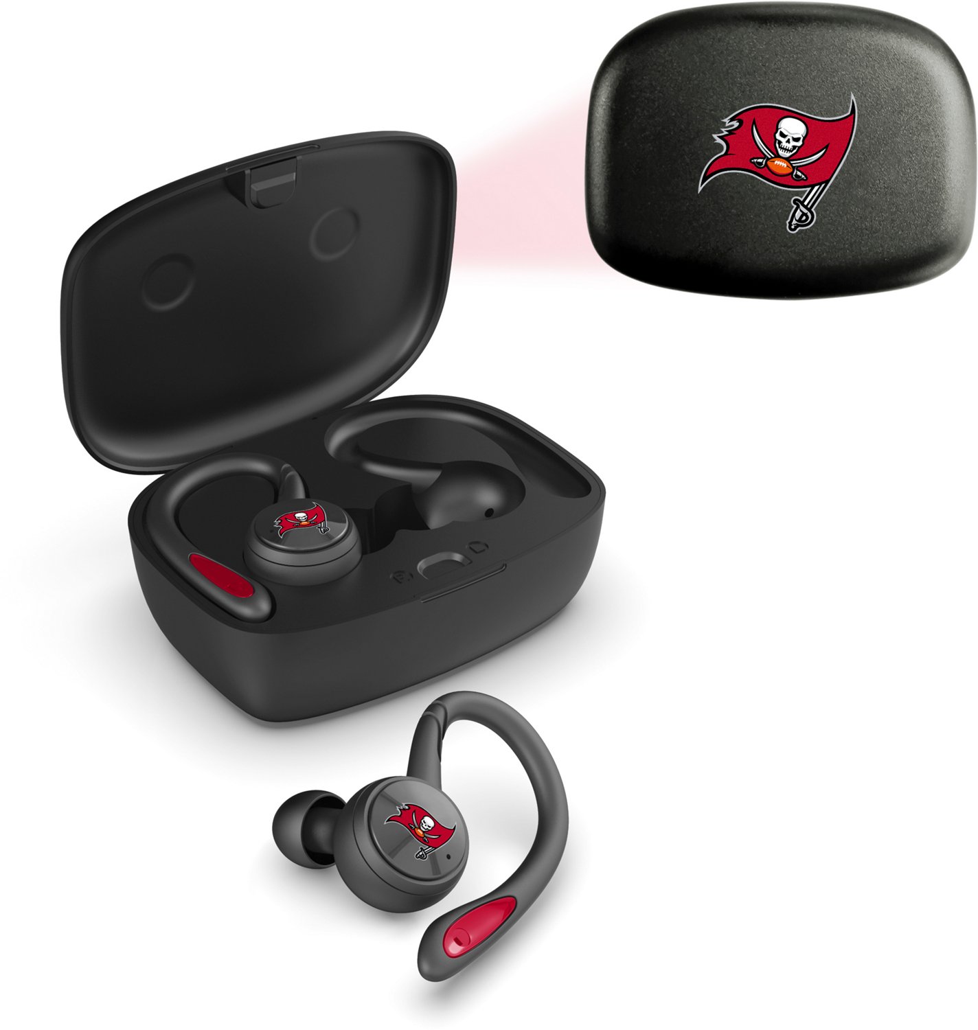 Prime Brands Group Tampa Bay Buccaneers Sport True Wireless Earbuds Version 3 Headphones