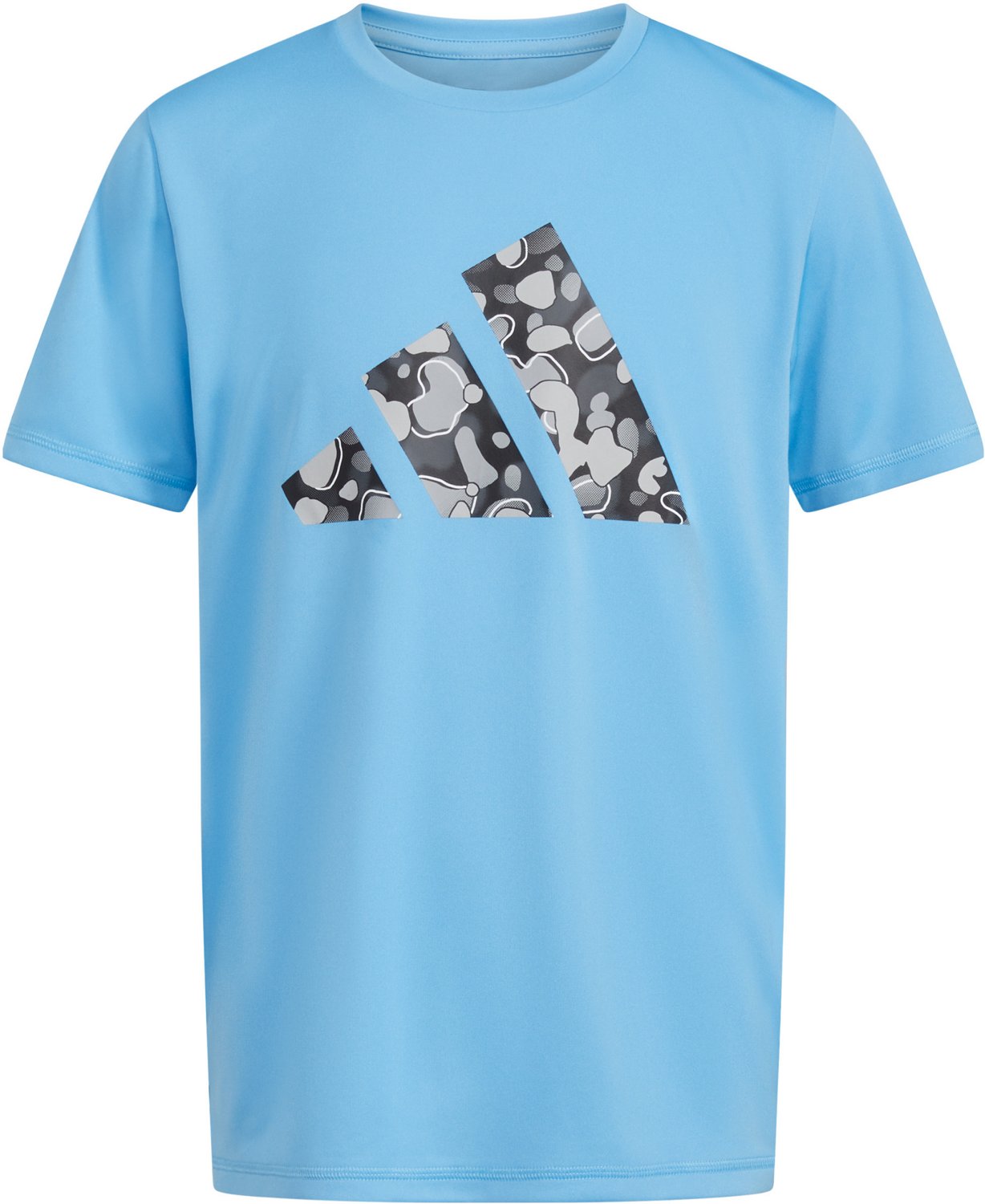 adidas Boys' Pebble Camo Logo Short Sleeve Shirt - view number 5