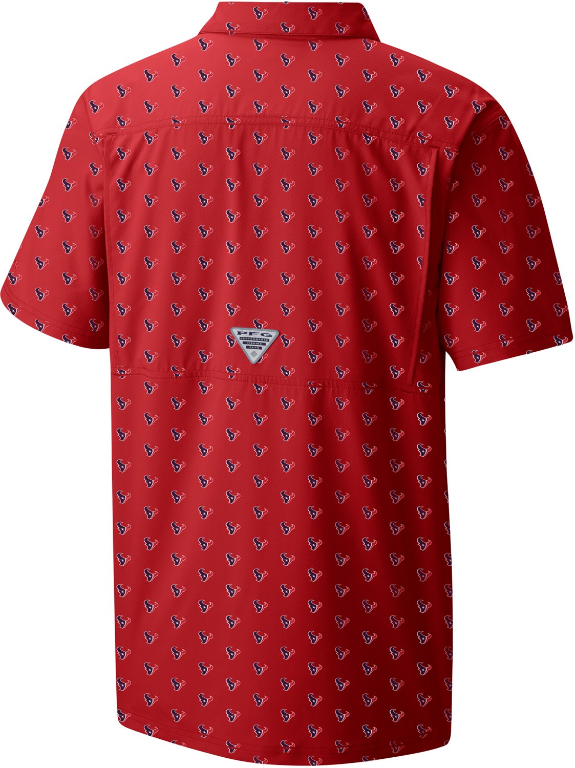 Columbia Sportswear Men's Houston Texans Super Slack Tide Micro Print Shirt - view number 2