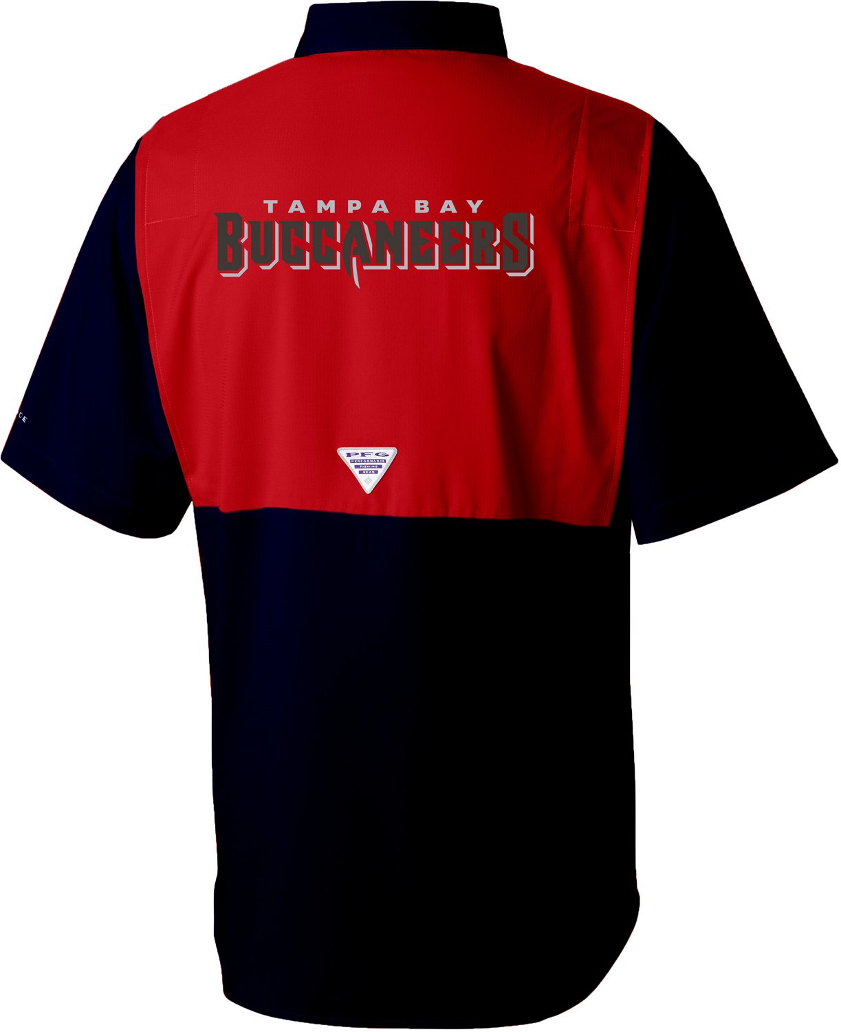 Columbia Sportswear Men's Tampa Bay Buccaneers Colorblock Tamiami Shirt - view number 2