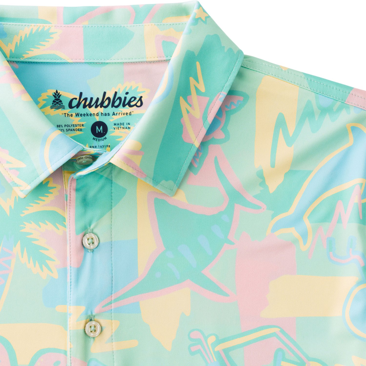 Chubbies Men's The Traveler - Destin Performance Polo                                                                            - view number 2