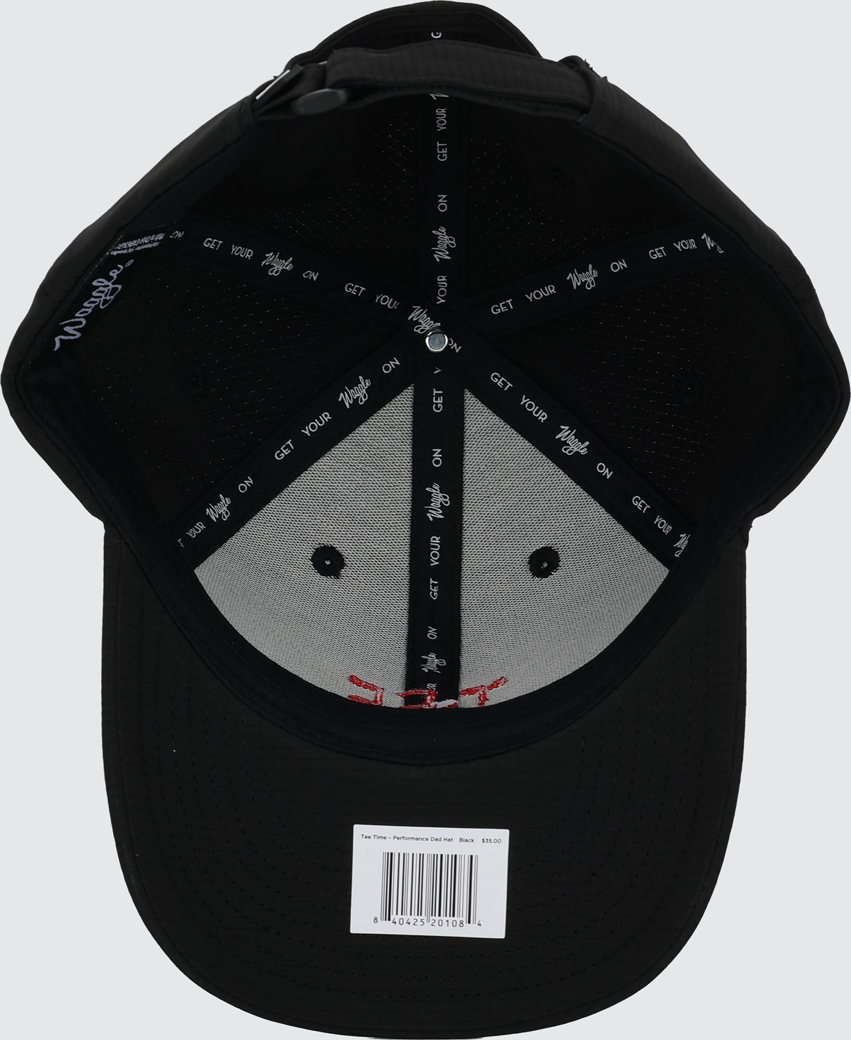 Waggle Men's Tee Time Performance Dad Hat - view number 6