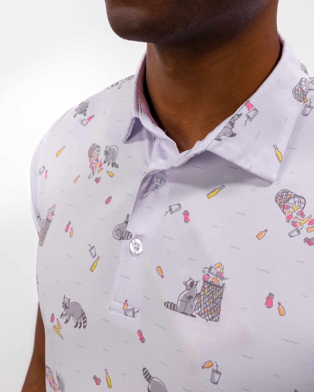 Waggle Men's Bev Cart Bandit Polo                                                                                                - view number 5