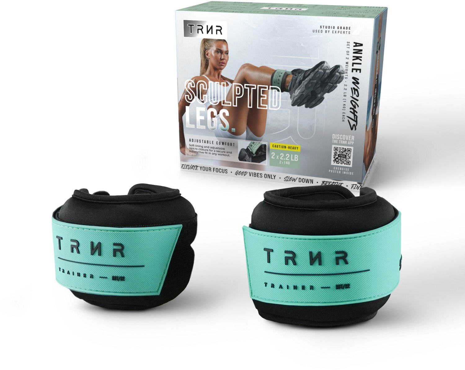 TRNR 4 lb Ankle Weights 2-Pack                                                                                                   - view number 5