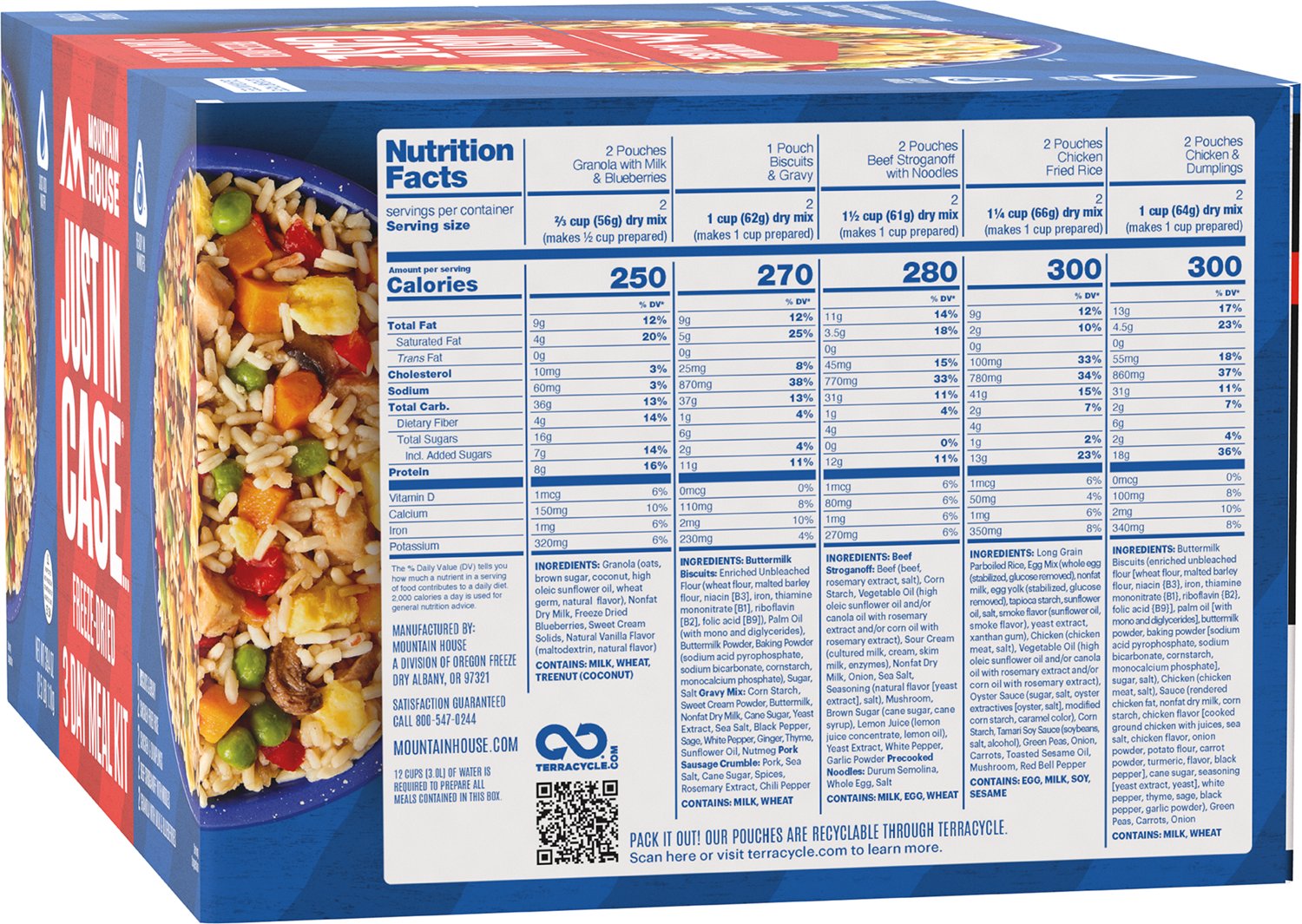 Mountain House Just In Case 3-Day Emergency Food Supply Kit                                                                      - view number 2