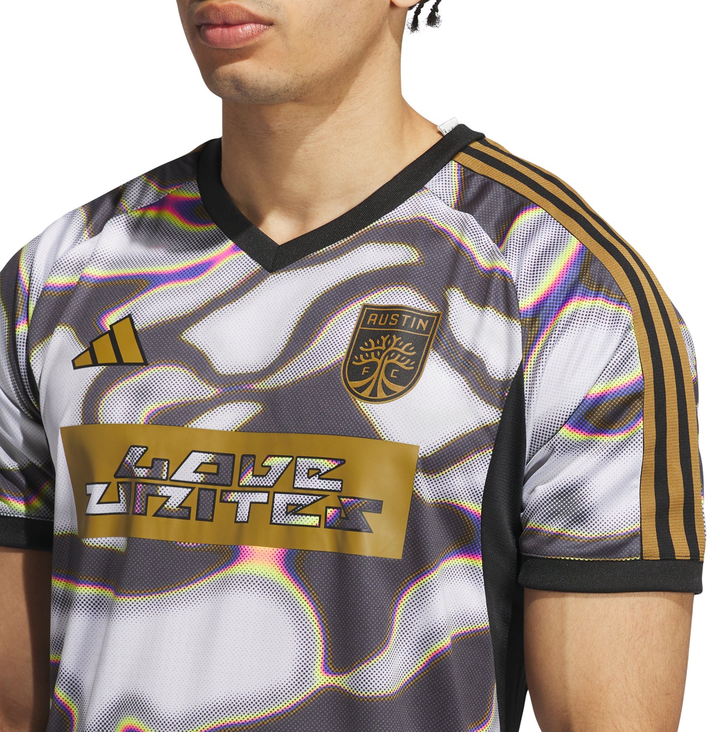 adidas Men's Austin FC Pride X Pablo Vittar Jersey - view number 3