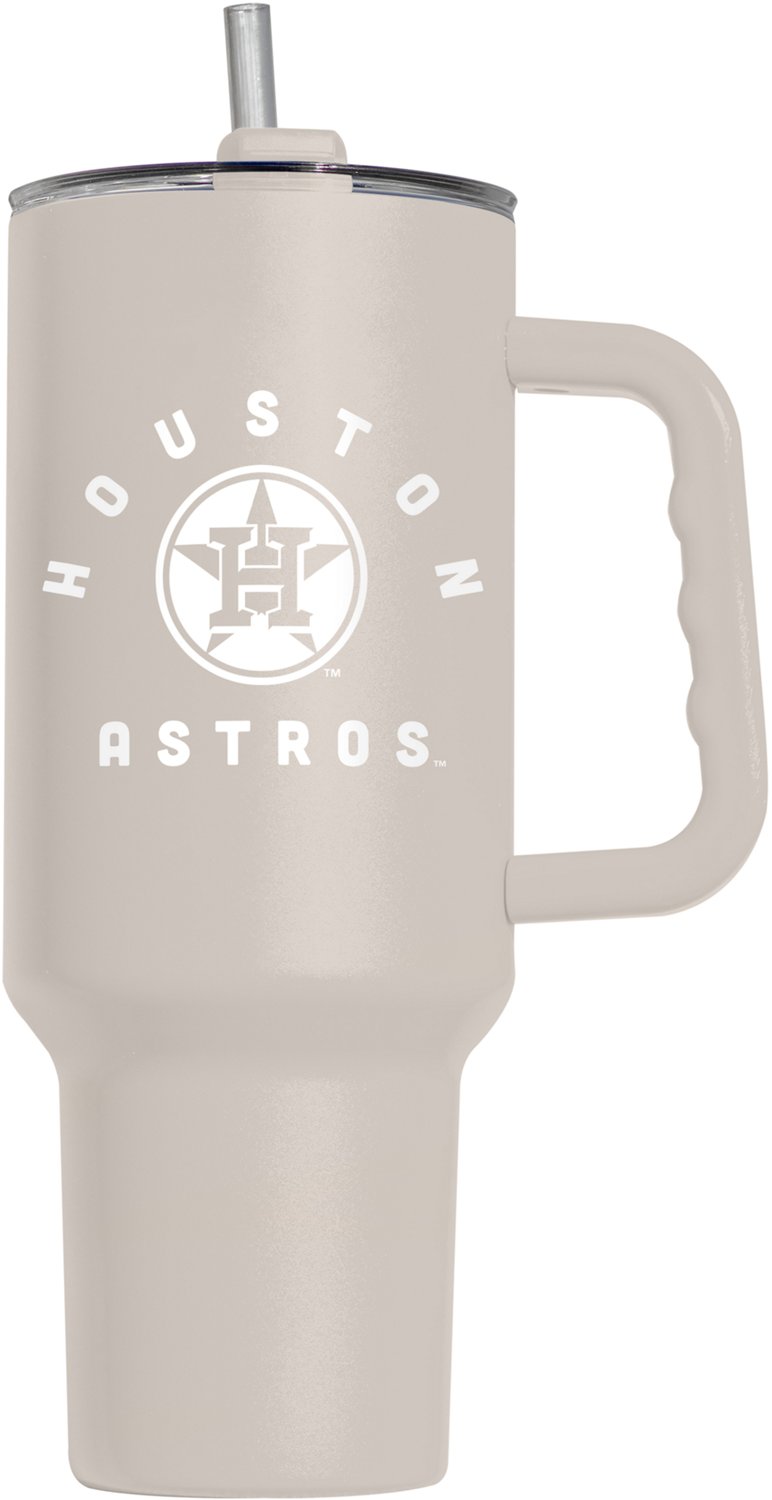 Logo Brands Astros 40 oz Archway Powder Coat Tumbler