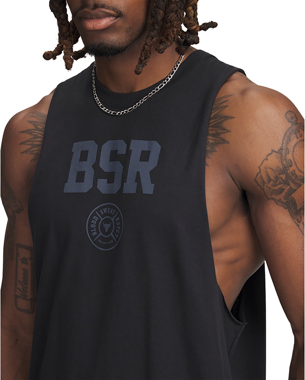 Under Armour Men's Project Rock BSR Sleeveless Tank Top - view number 3
