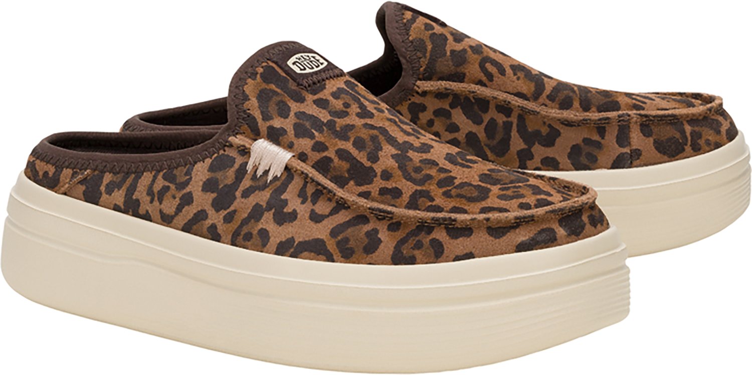 HEYDUDE Women's Wendy Austin Brown Leopard Lift Shoes - view number 3