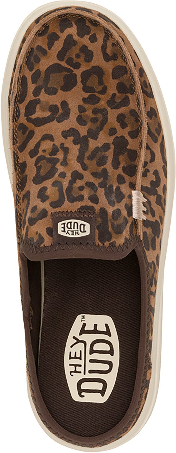HEYDUDE Women's Wendy Austin Brown Leopard Lift Shoes - view number 5