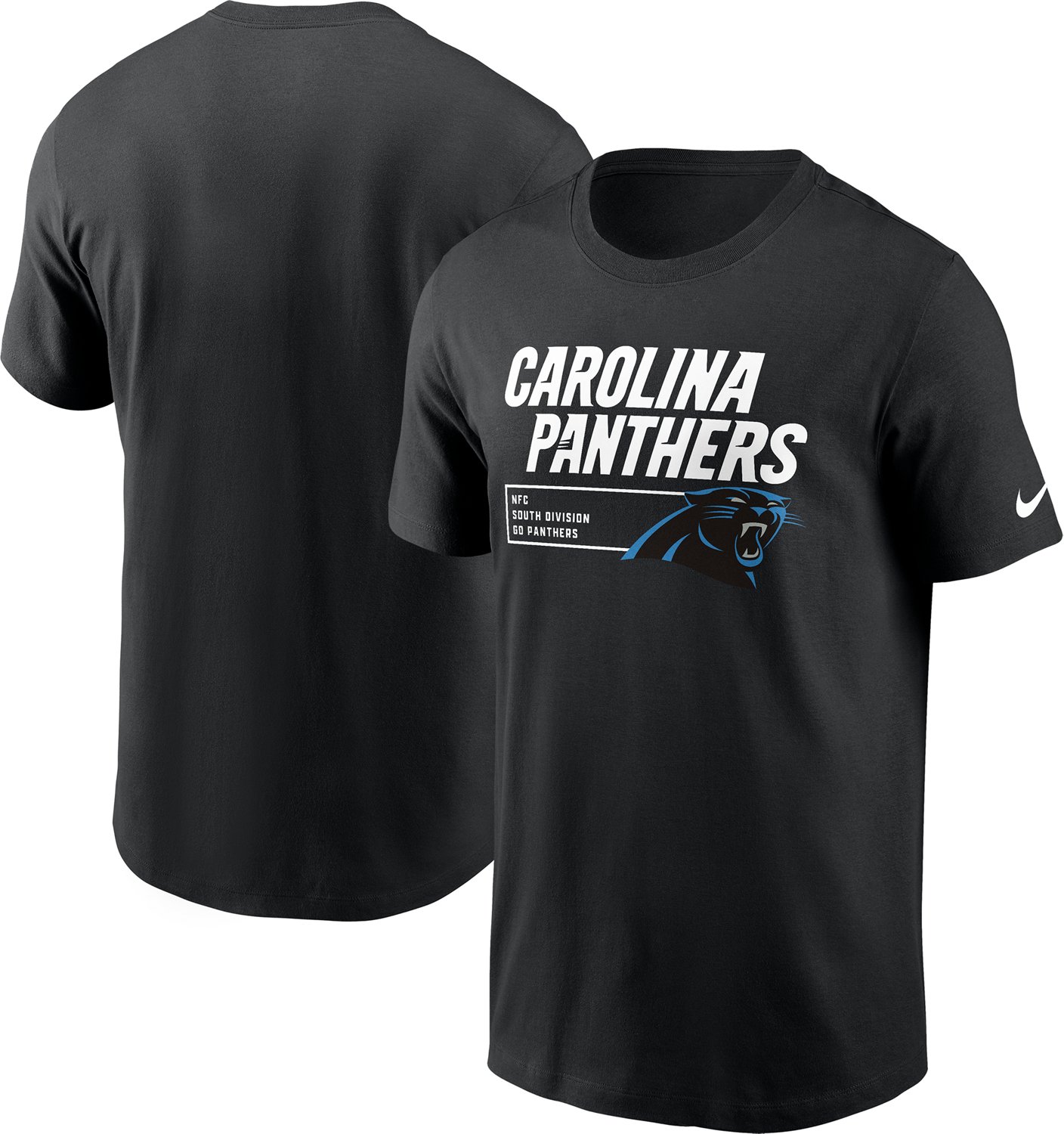 Nike Men's Carolina Panthers Division Essential Graphic T-shirt                                                                  - view number 3