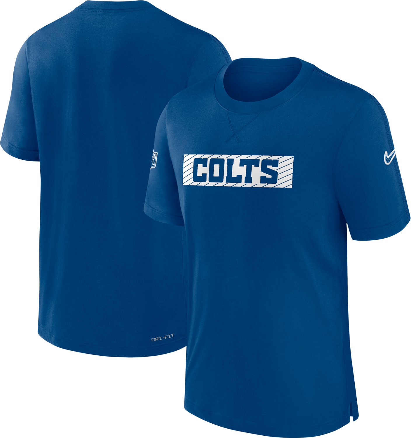 Nike Men's Indianapolis Colts Dri-FIT Player Team Issue Graphic T-shirt - view number 3