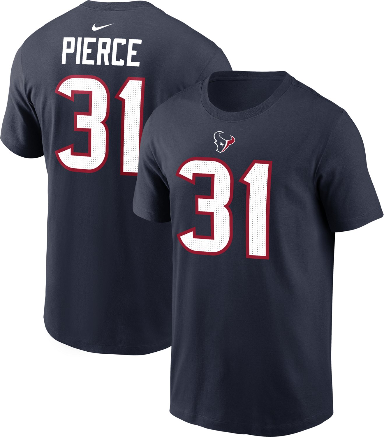 Nike Men's Houston Texans Pierce N&N T-shirt - view number 3