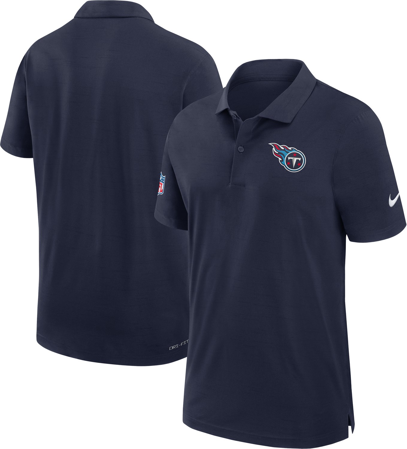 Nike Men's Titans Dryfit Short Sleeve Polo - view number 3