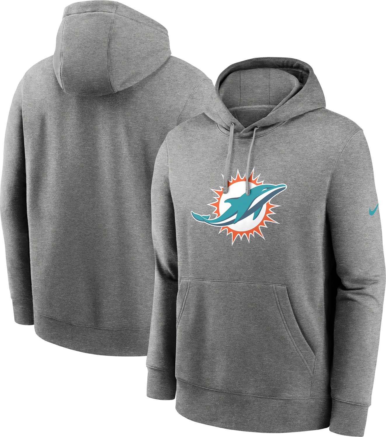 Nike Men's Dolphins Club Logo Long Sleeve Hoodie - view number 3