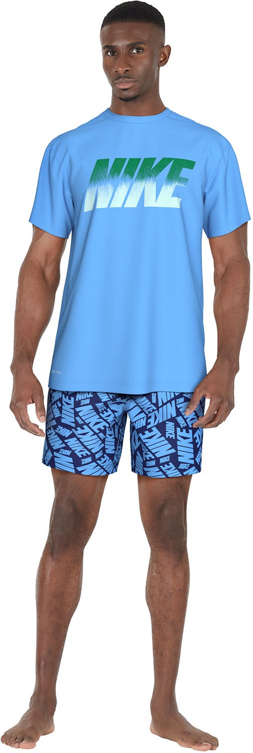 Nike Men's Ocean Merge Short Sleeve Hydroguard T-shirt                                                                           - view number 1