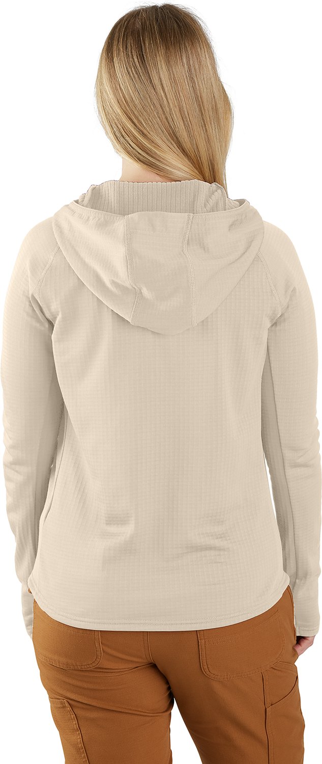 Carhartt Women's Force Relaxed Fit Half-Zip Hooded T-Shirt                                                                       - view number 2