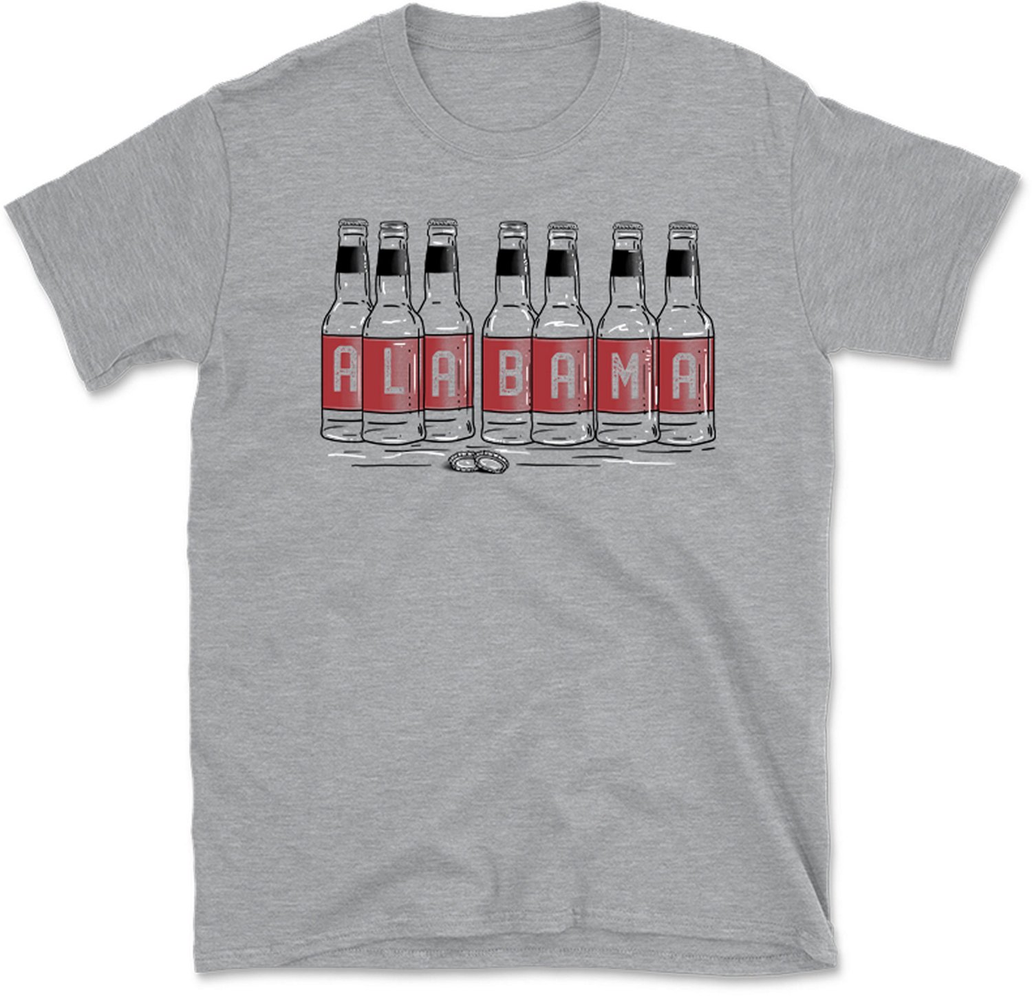State Life Men's Alabama Bottle Aligned Short Sleeve T-Shirt