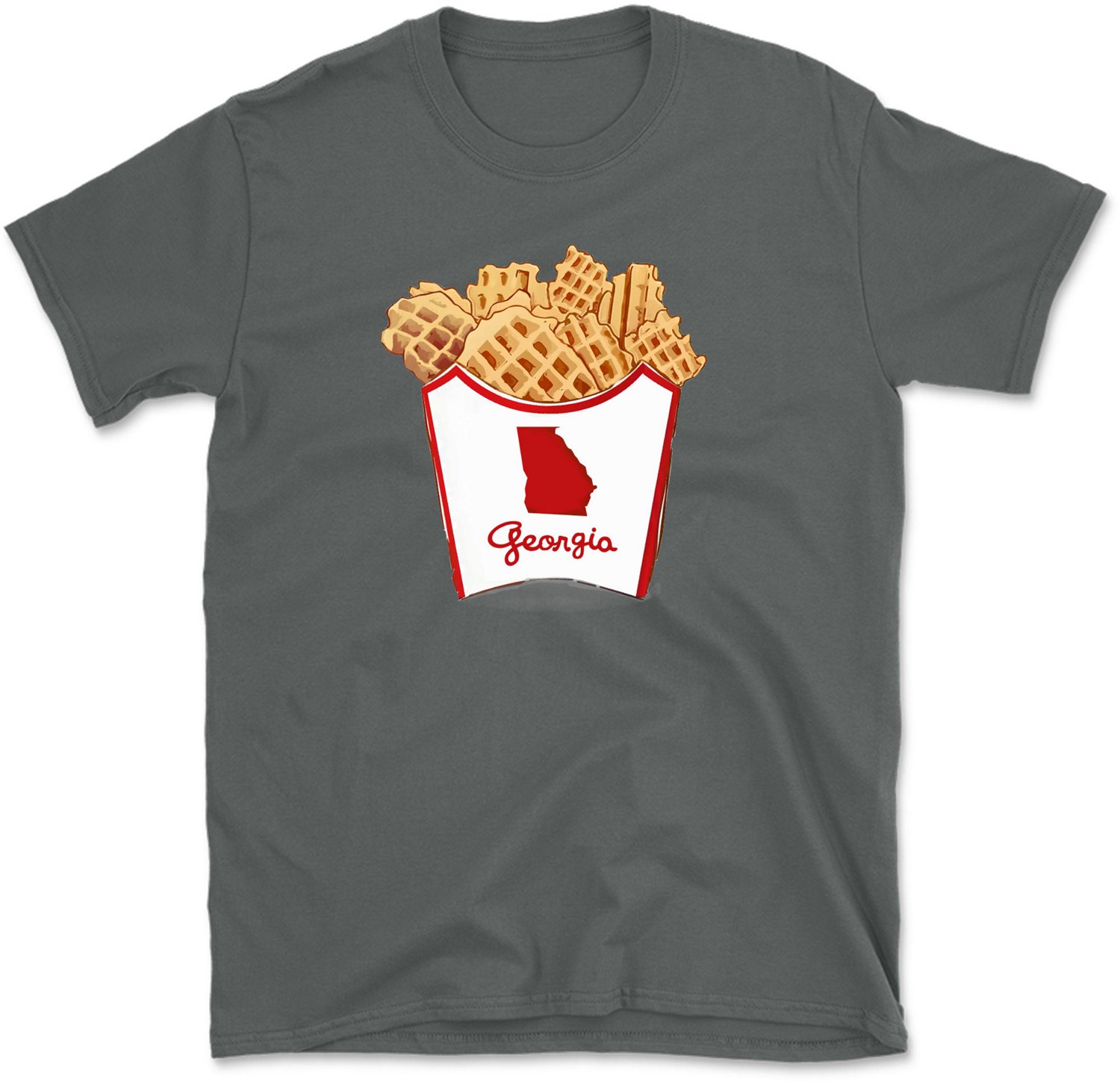 State Life Men's Georgia Waffle Fries Short Sleeve T-Shirt - view number 3