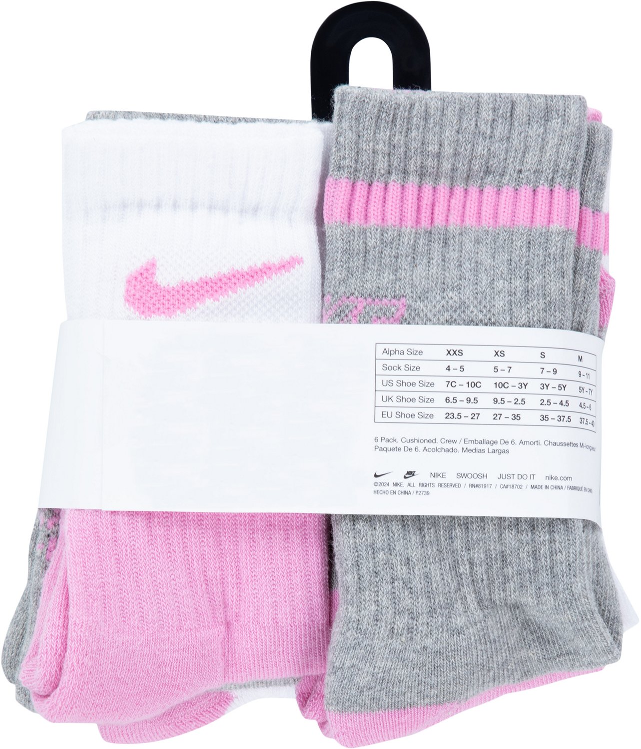 Nike Youth Retro Crew 6 Pack Socks                                                                                               - view number 4