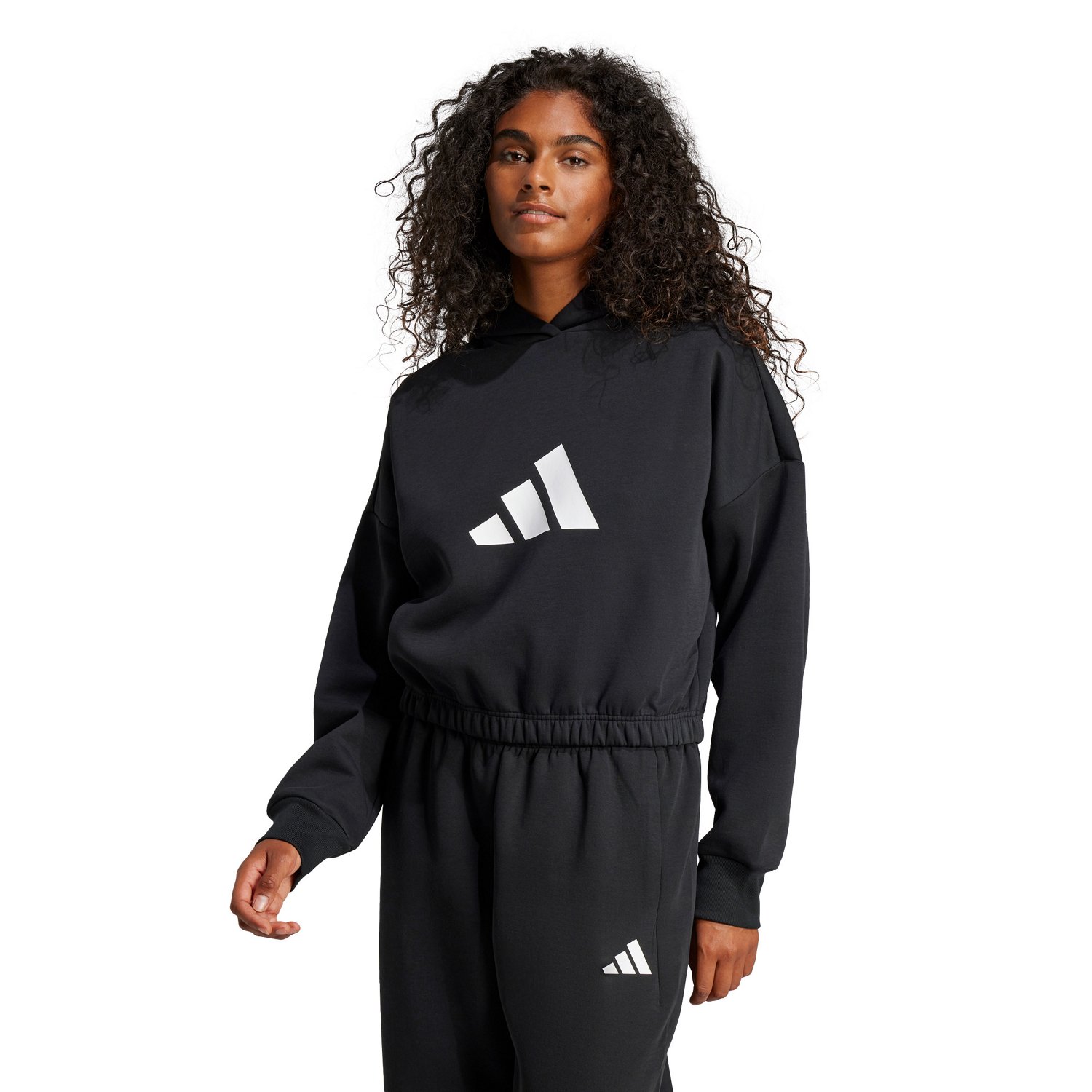 adidas Women's Future Icons 3-Bar Logo Hoodie - view number 1